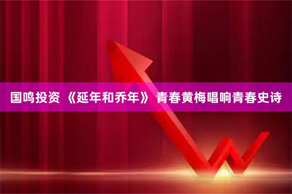 国鸣投资 《延年和乔年》 青春黄梅唱响青春史诗