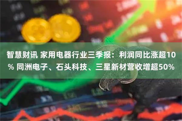 智慧财讯 家用电器行业三季报：利润同比涨超10% 同洲电子、石头科技、三星新材营收增超50%