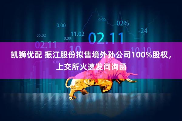 凯狮优配 振江股份拟售境外孙公司100%股权，上交所火速发问询函